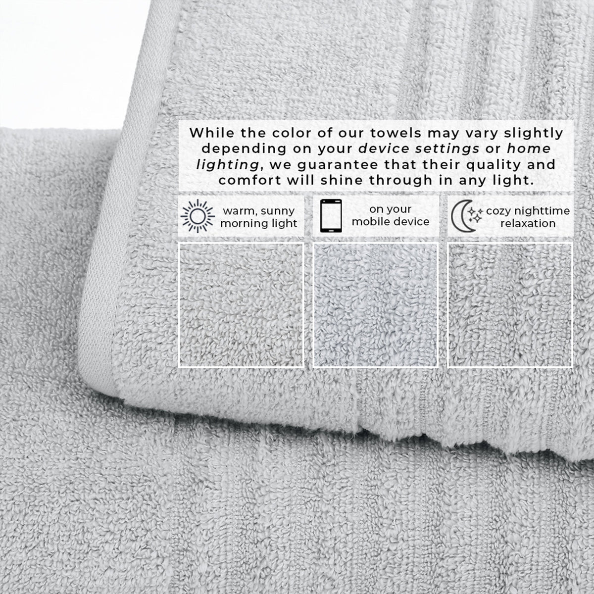 Luxury Combed Cotton Bath Towel Set - Karina Collection Bath - Tophatter Daily Deals