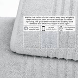 Luxury Combed Cotton Bath Towel Set - Karina Collection Bath - Tophatter Daily Deals