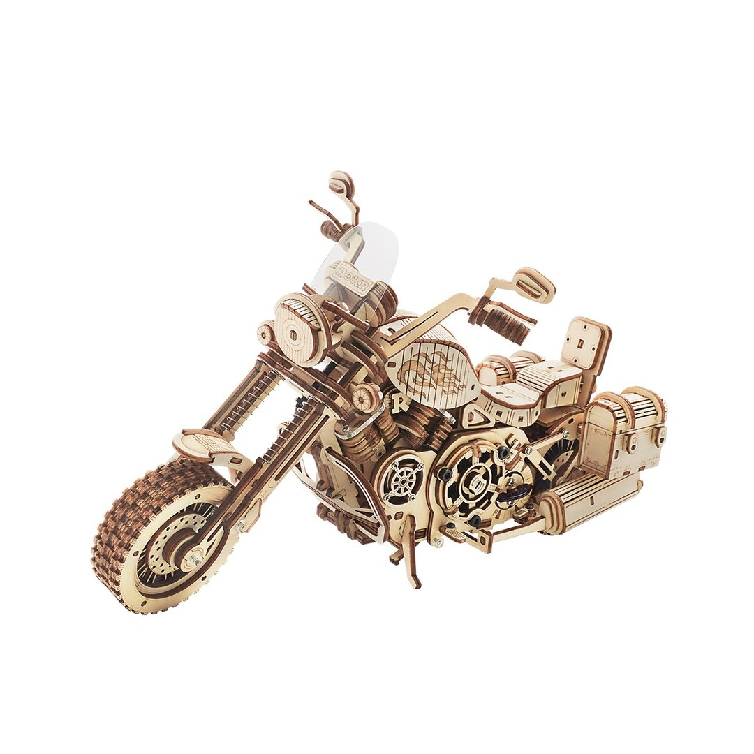 Robotime Cruiser Motorcycle Puzzle - Tophatter Daily Deals
