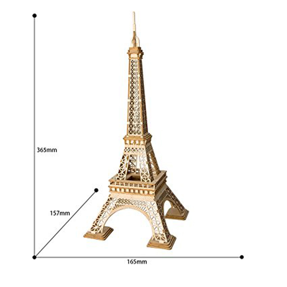 Robotime Eiffel Tower Puzzle - Tophatter Daily Deals