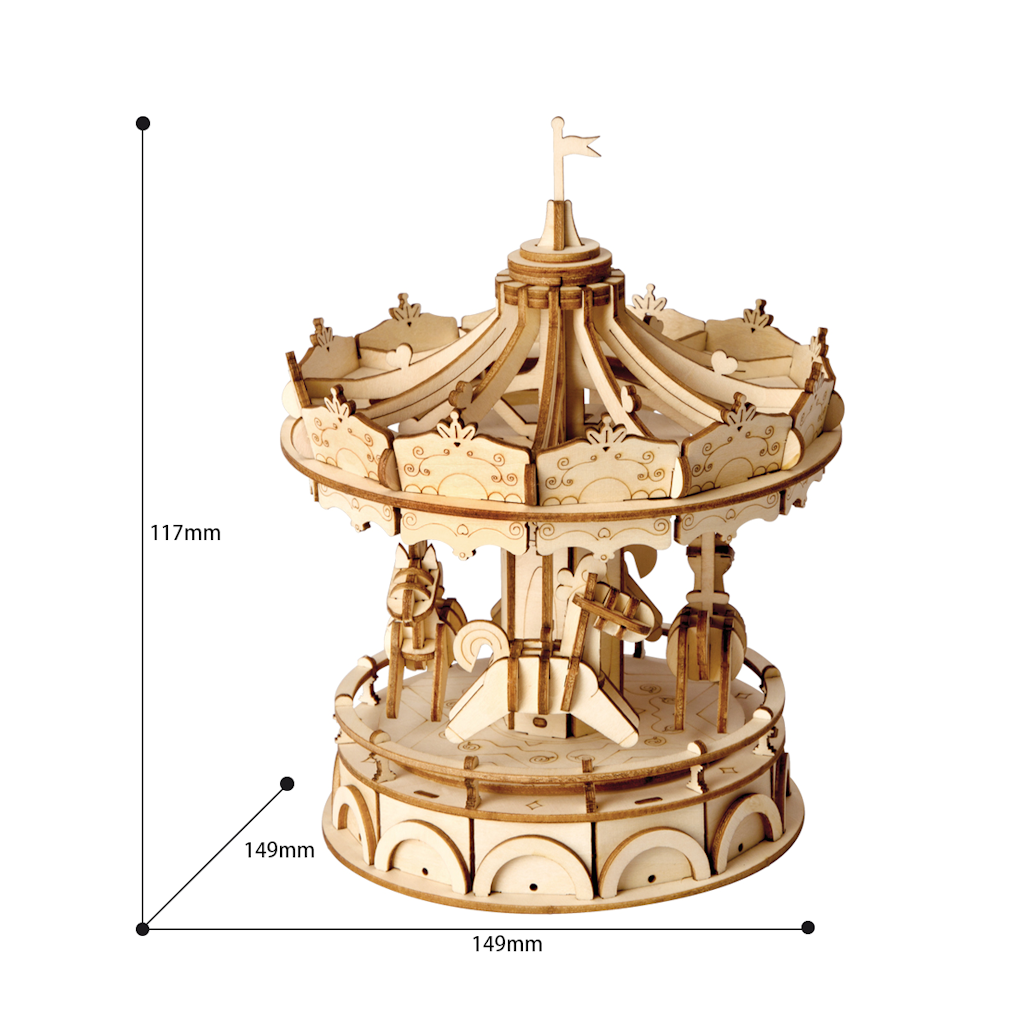 Robotime Merry-Go-Round Puzzle - Tophatter Daily Deals