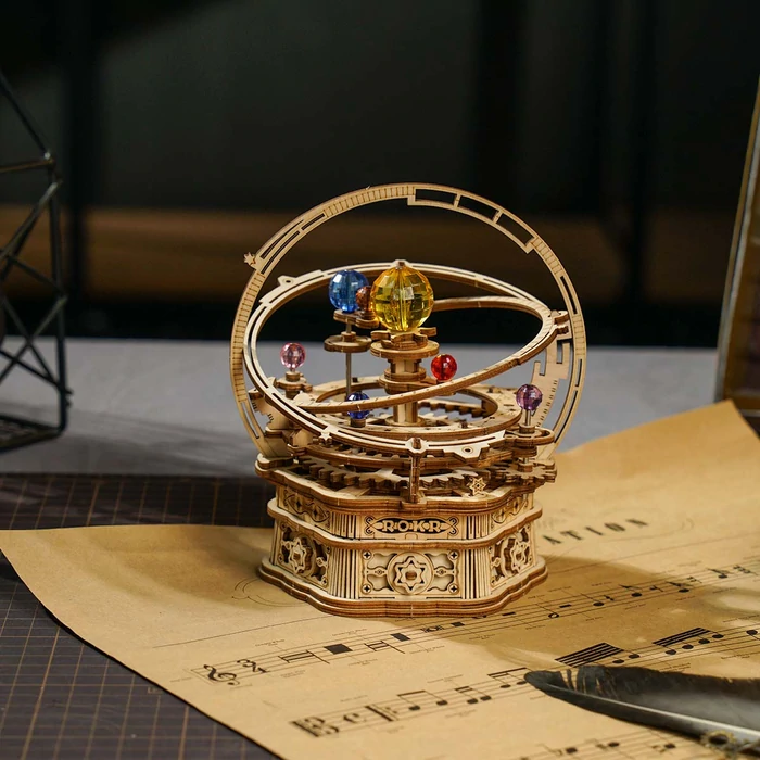 Robotime Starry Night Music Box - Tophatter Daily Deals