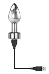 Gender X - Rockin Vibrating Metal Plug - Assorted Sizes - Silver Sex Toy - Tophatter Daily Deals