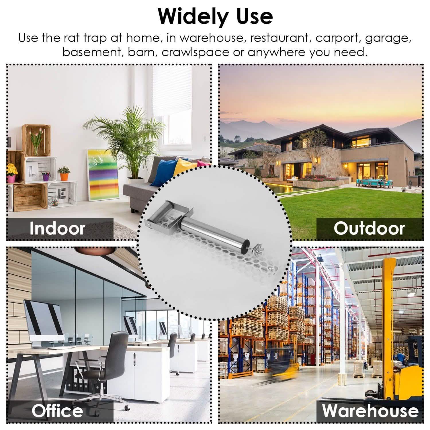 Roll Trap Log Rolling Mouse Catcher with 19.69