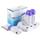 Waxing Roller Machine - Electric Wax Roller Heater Depilatory Roll On Wax Brazilian Waxing Warmer for Women Men, Safe Painless, UK Plug Health & Beauty - Tophatter Daily Deals