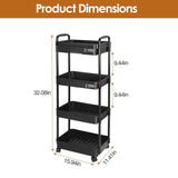 Rolling Utility Cart with Drawer Kitchen Storage - Tophatter Daily Deals