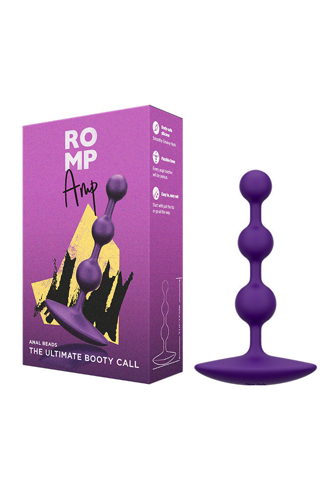 Romp - Amp Anal Beads - Purple Sex Toy - Tophatter Daily Deals