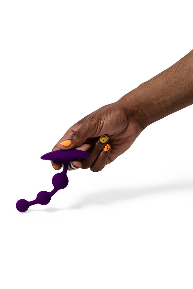 Romp - Amp Anal Beads - Purple Sex Toy - Tophatter Daily Deals