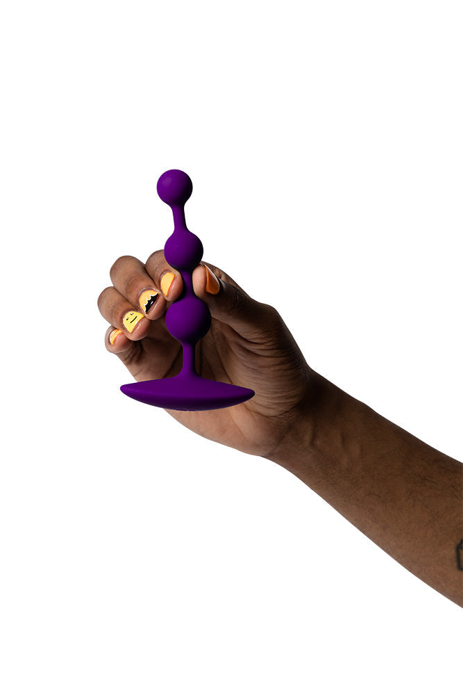 Romp - Amp Anal Beads - Purple Sex Toy - Tophatter Daily Deals