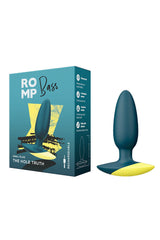 Romp - Bass Vibrating Butt Plug - Teal Sex Toy - Tophatter Daily Deals