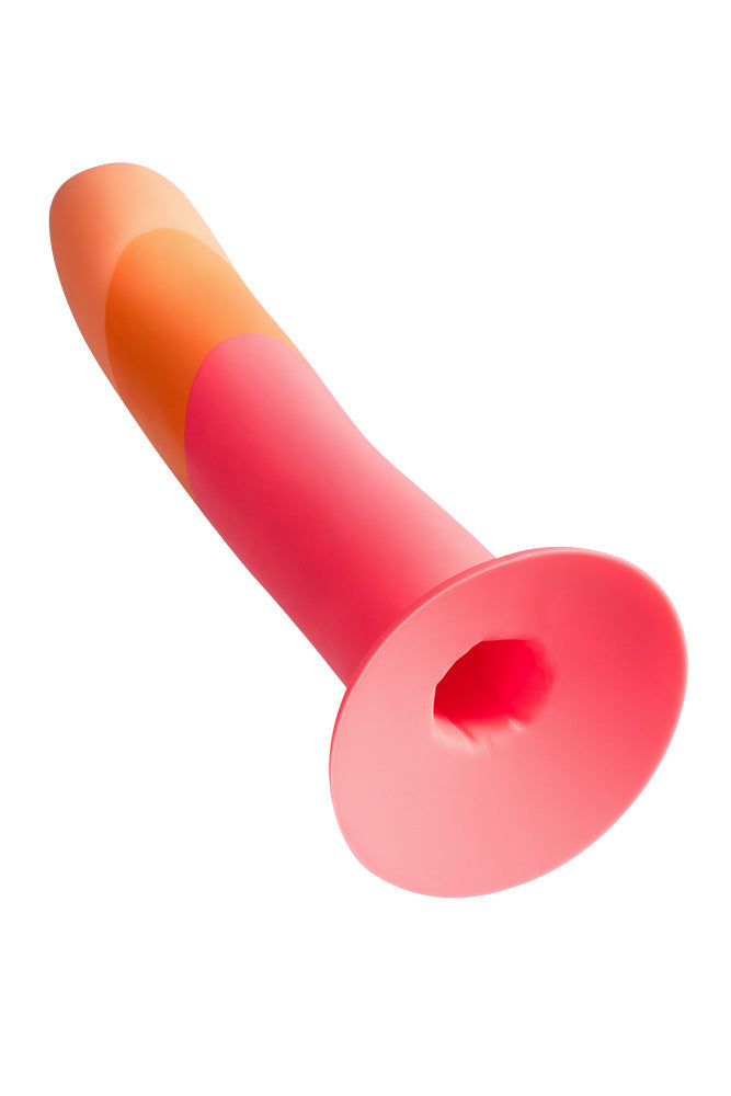 Romp - Dizi 7" Dildo - Pink/Orange Sex Toy - Tophatter Daily Deals
