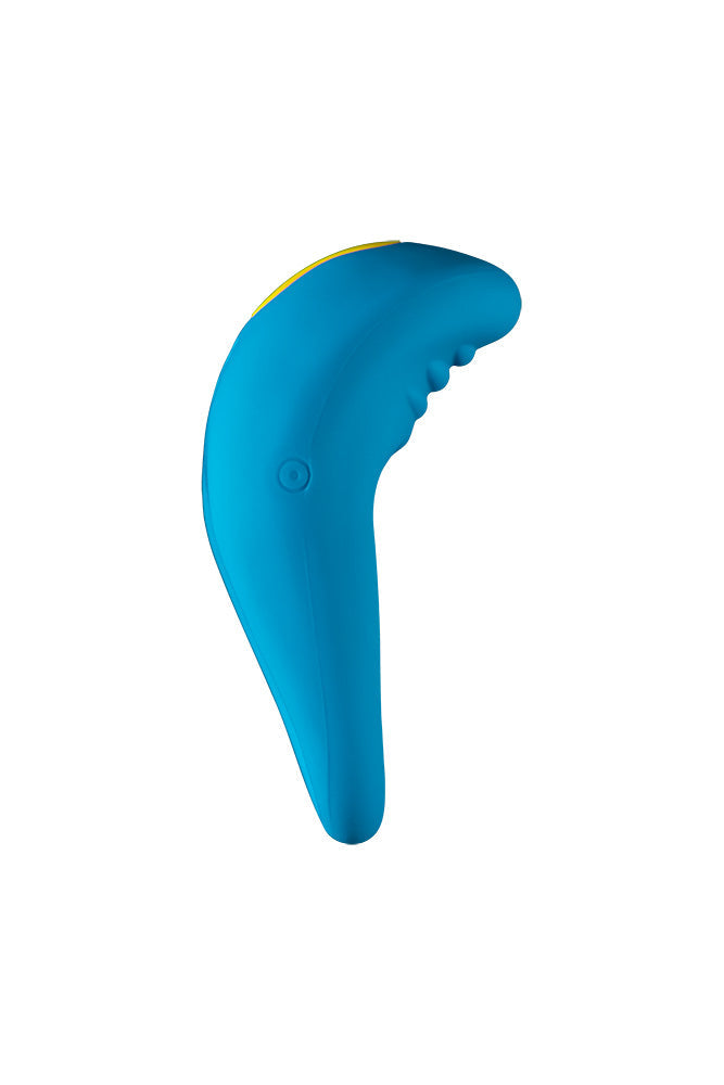 Romp - Juke Vibrating Cock Ring - Turquoise Sex Toy - Tophatter Daily Deals