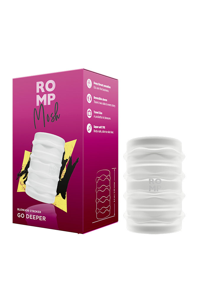 Romp - Mosh Stroker - Clear Sex Toy - Tophatter Daily Deals