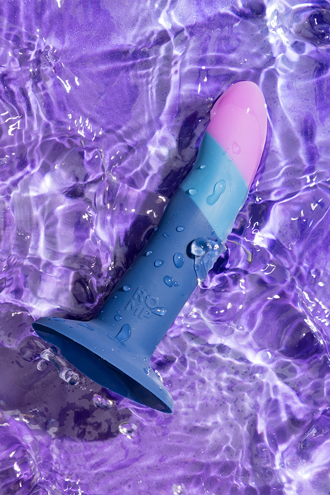 Romp - Piccolo 5.5" Dildo - Purple/Blue Sex Toy - Tophatter Daily Deals