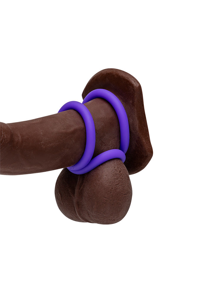 Romp - Remix Trio Penis Ring Set - Purple Sex Toy - Tophatter Daily Deals