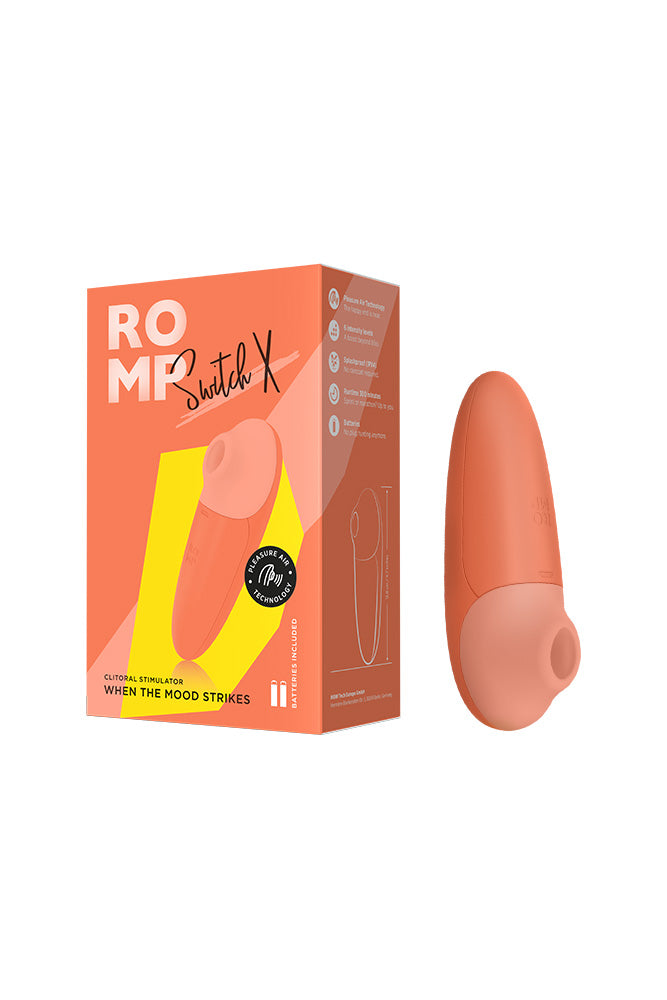 Romp - Switch X Air Pulse Stimulator - Orange Sex Toy - Tophatter Daily Deals