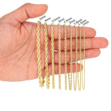 Rope Chain in Yellow Gold - 5mm Necklaces - Tophatter Daily Deals