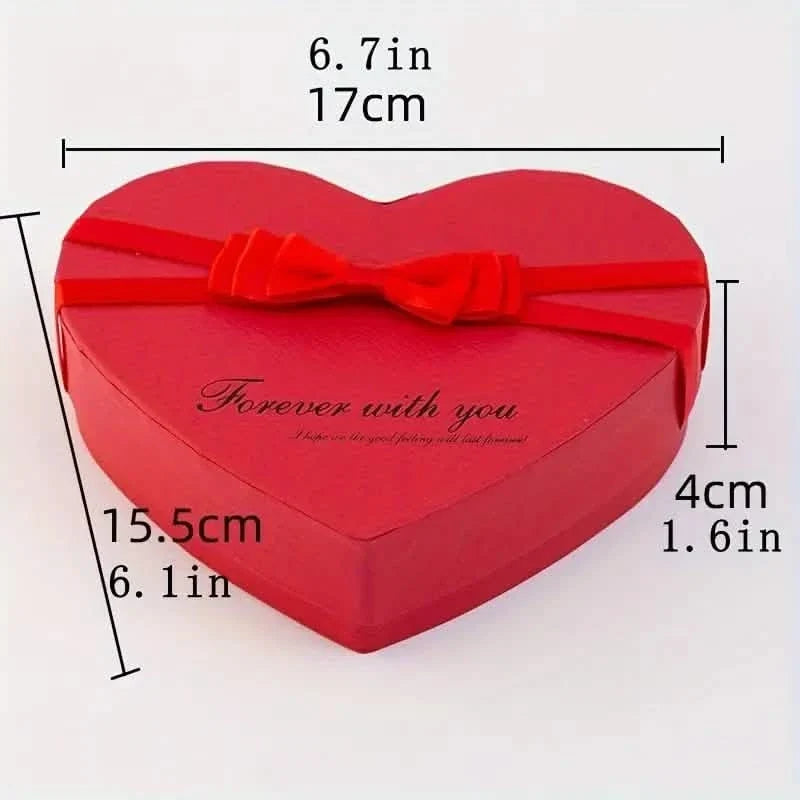 Rose-Shaped Soap Gift Box With Heart-Shaped Artificial Roses Seasonal Decor - Tophatter Daily Deals