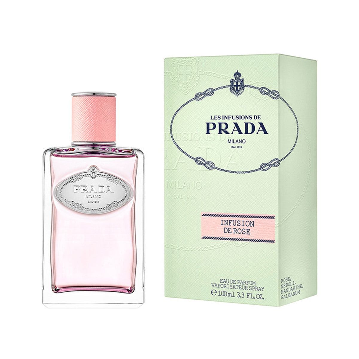 Prada Les Infusion de Rose Eau De Parfum 100ml Spray - Tophatter Daily Deals