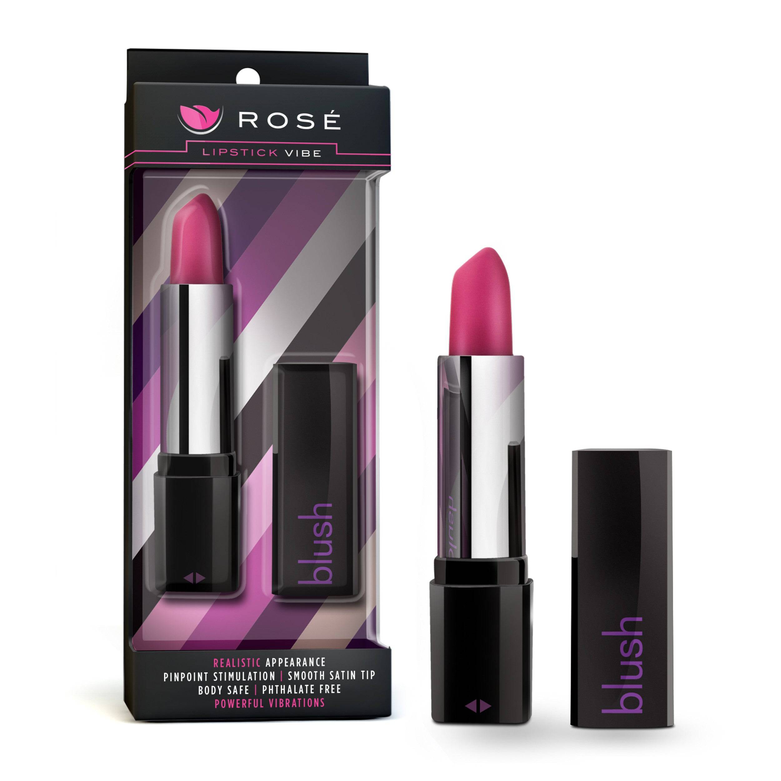 Blush Novelties - Rose - Lipstick Vibe - Black/Pink Sex Toy - Tophatter Daily Deals