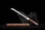 Rosewood High Manganese Steel Small Tang Knife - Tophatter Daily Deals