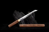 Rosewood High Manganese Steel Small Tang Knife - Tophatter Daily Deals