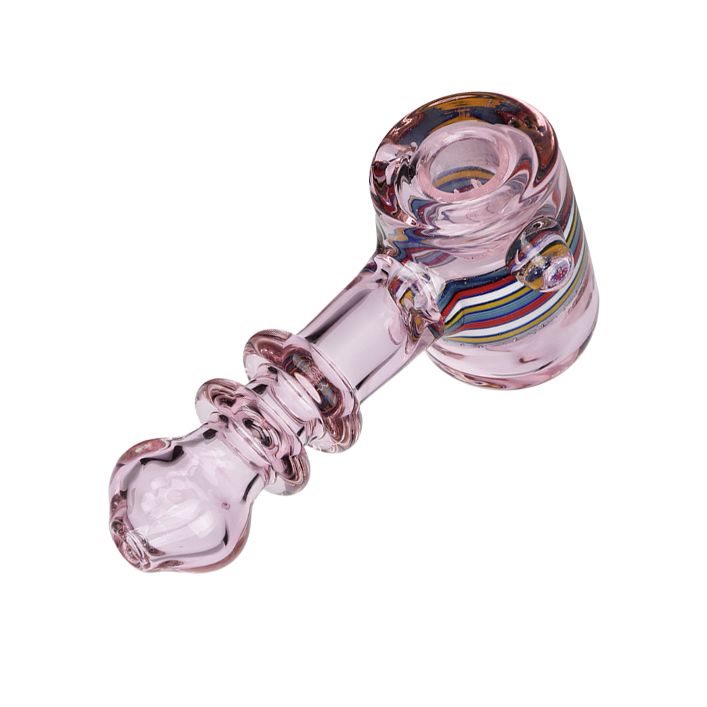 Rosy Retro Hammer Hand Pipe Hand Pipes - Tophatter Daily Deals