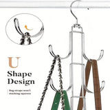 Rotatable Metal Purse Hanger Organizer Storage & Organization - Tophatter Daily Deals