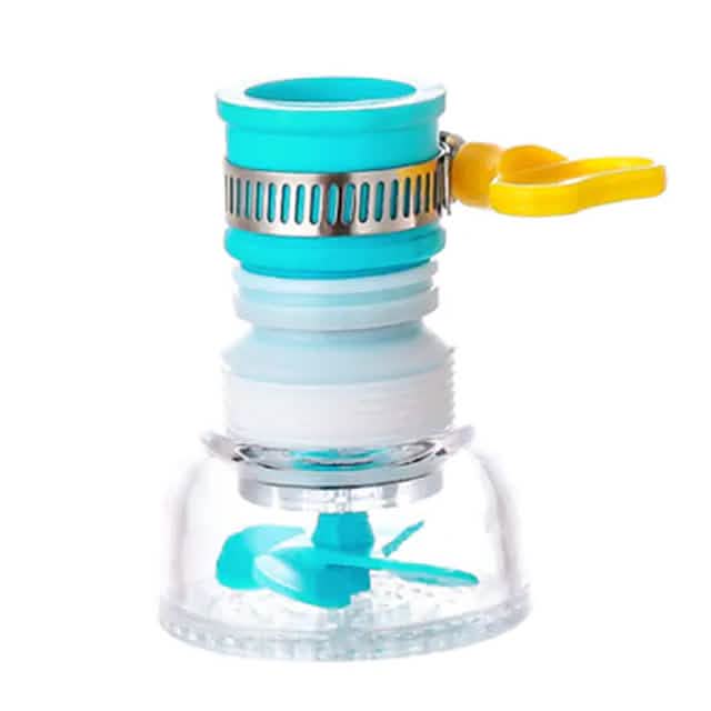 Rotatable Spray Head Tap 360 Degree Durable Faucet Filter Nozzle Blue Home Improvement - Tophatter Daily Deals
