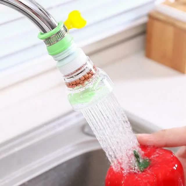 Rotatable Spray Head Tap 360 Degree Durable Faucet Filter Nozzle Home Improvement - Tophatter Daily Deals