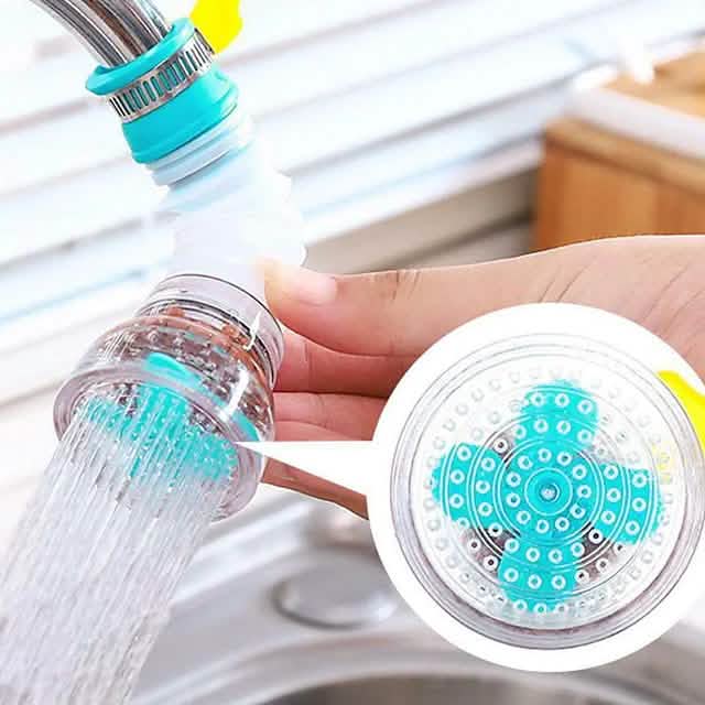 Rotatable Spray Head Tap 360 Degree Durable Faucet Filter Nozzle Home Improvement - Tophatter Daily Deals