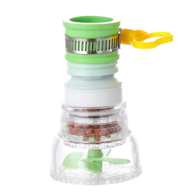 Rotatable Spray Head Tap 360 Degree Durable Faucet Filter Nozzle Green Home Improvement - Tophatter Daily Deals
