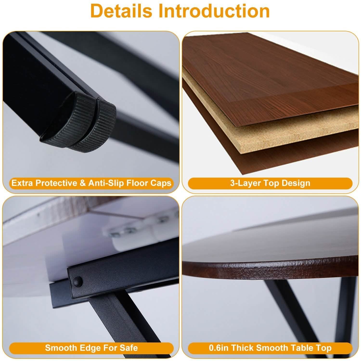 Round High Top Folding Table Outdoor Recreation - Tophatter Daily Deals