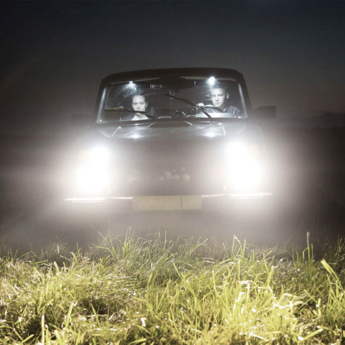 Round LED Headlight Halo Angel Eyes for Jeep Wrangler Automotive - Tophatter Daily Deals