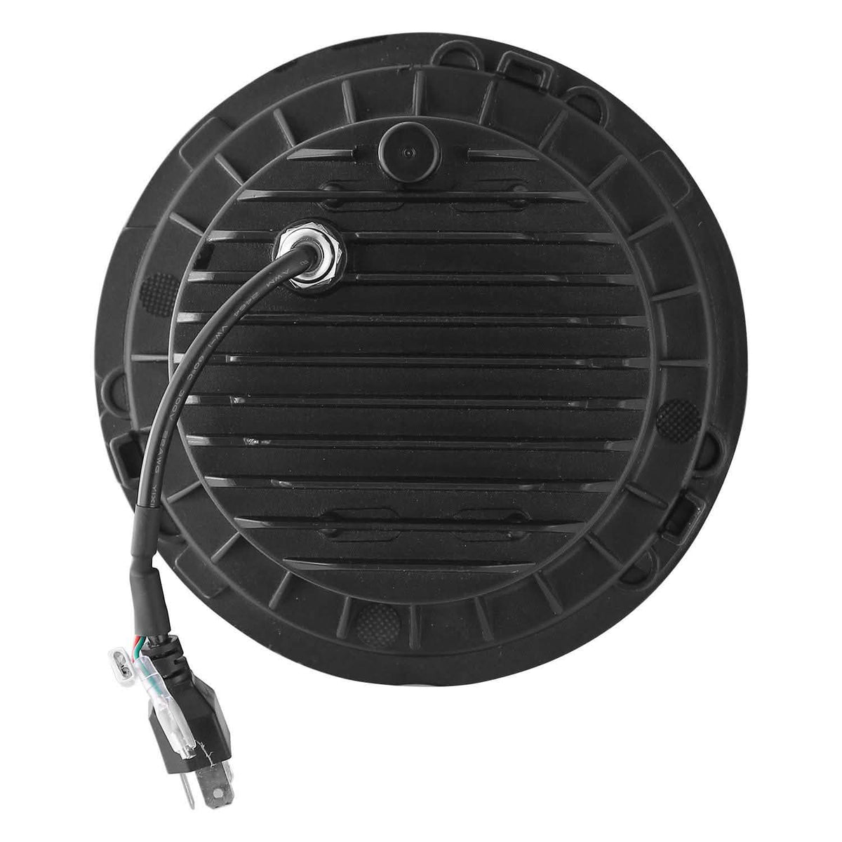 Round LED Headlight Halo Angel Eyes for Jeep Wrangler Automotive - Tophatter Daily Deals