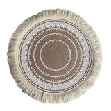 Round Mandala Placemats A Wine & Dining - Tophatter Daily Deals