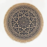 Round Mandala Placemats B Wine & Dining - Tophatter Daily Deals
