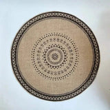 Round Mandala Placemats C Wine & Dining - Tophatter Daily Deals