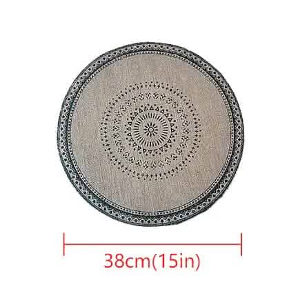 Round Mandala Placemats Wine & Dining - Tophatter Daily Deals