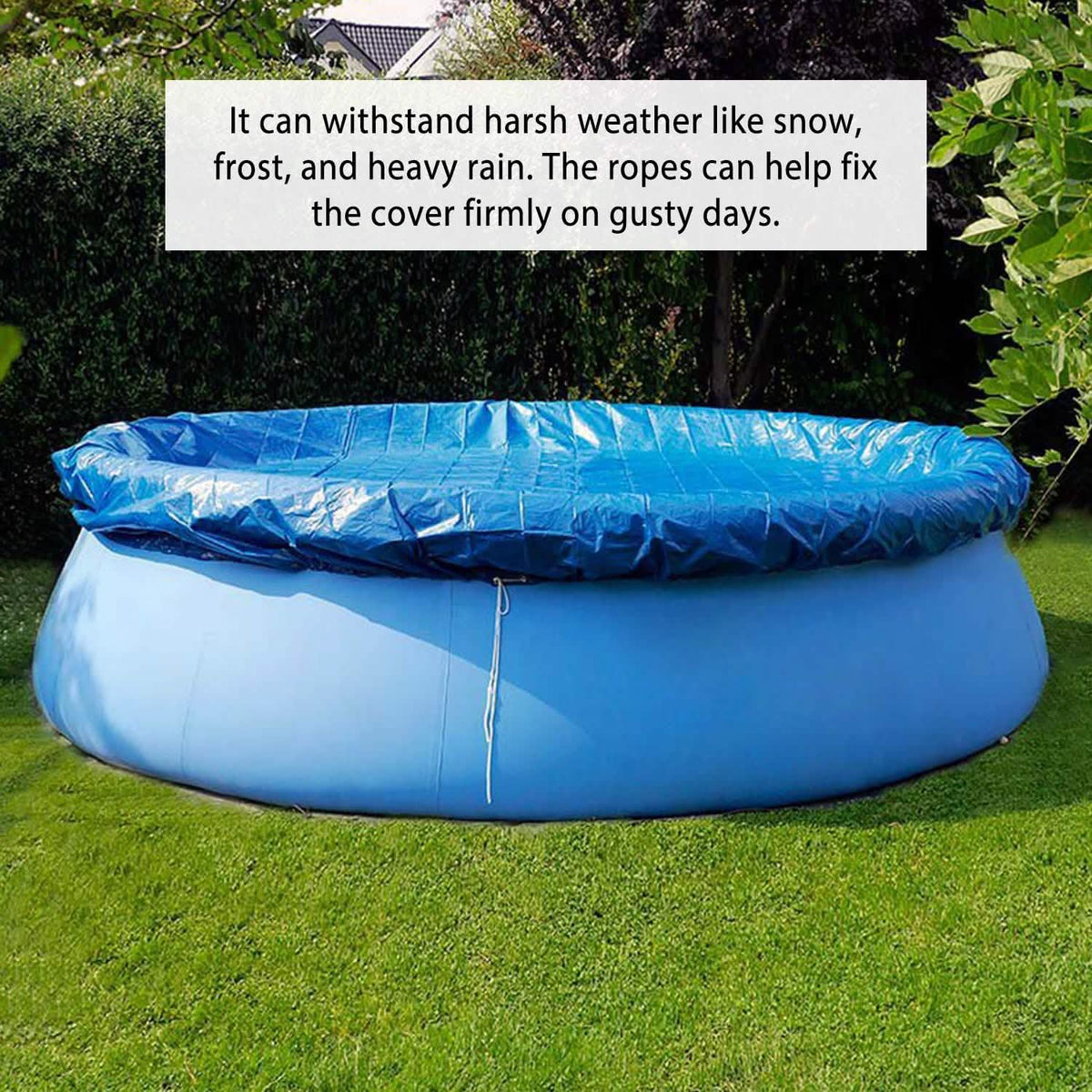 Round Swimming Pool Cover Outdoor Recreation - Tophatter Daily Deals