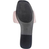 Roxoni Women's Ruched Fabric Slide Sandals Open Toe Flat Sandals with Heel Cushion Women's Shoes - Tophatter Daily Deals