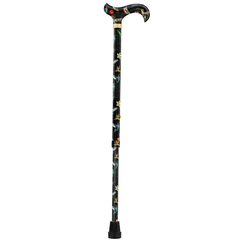 Flight of the Hummingbird: Designer Pattern Adjustable Cane Adjustable Walking Canes - Tophatter Daily Deals