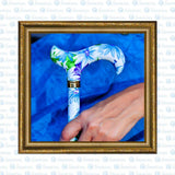 Heavenly Gardens: Designer Adjustable Cane w/ Patterned Handle Adjustable Walking Canes - Tophatter Daily Deals