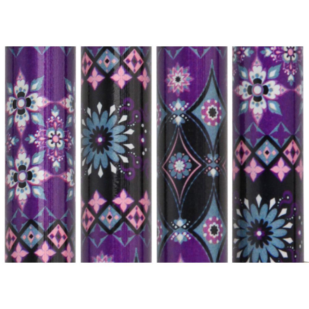 Pretty Purple: Designer Adjustable Cane w/ Patterned Handle Adjustable Walking Canes - Tophatter Daily Deals