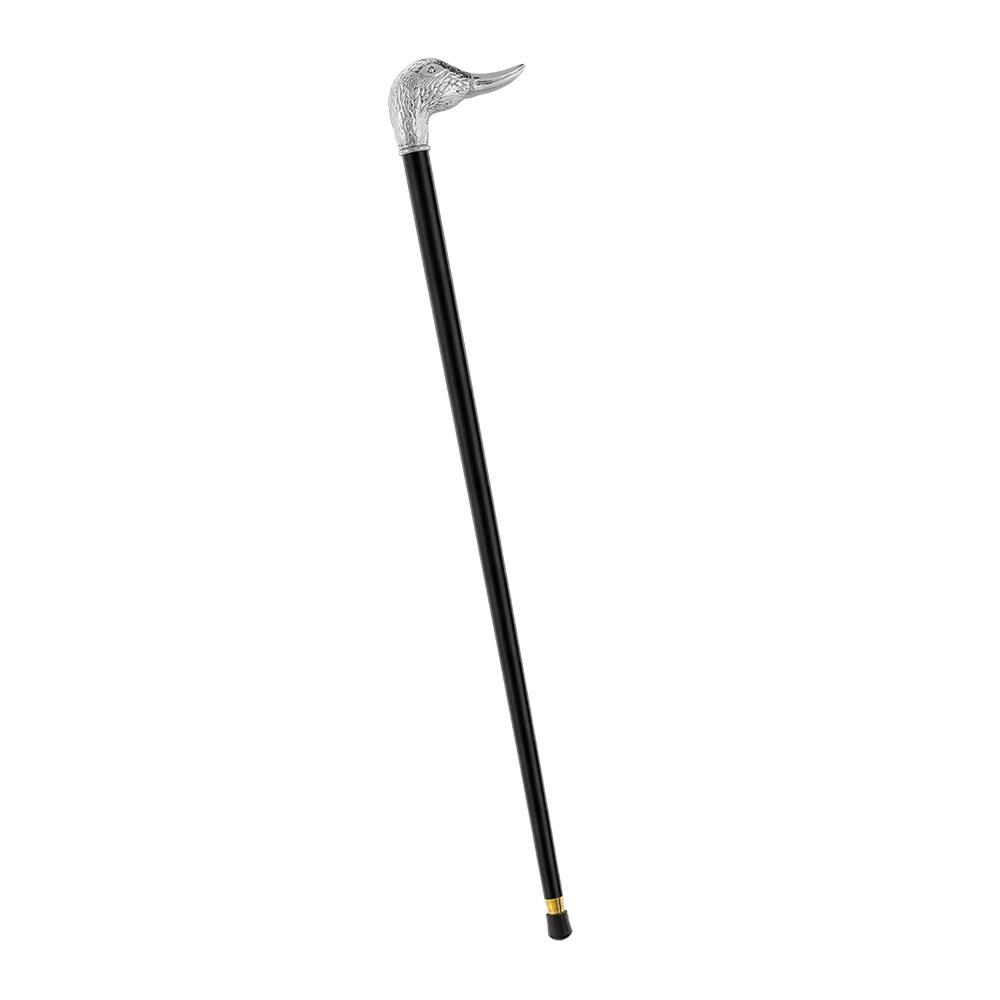 Italian Luxury Silver 925 Duck Walking Stick: Elegant Design Alpaca Silver Walking Sticks - Tophatter Daily Deals