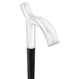 Italian Luxury: 'Harmoniously Poised' Cane, In 925r Silver Alpaca Silver Walking Sticks - Tophatter Daily Deals