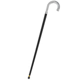 Italian Luxury: Twisted Ribbed Tourist Cane, 925r Silver Antique Vintage Walking Canes - Tophatter Daily Deals