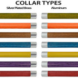 Derby Premium Chrome Brass Cane: Stained Custom Color Shaft Bird Walking Canes - Tophatter Daily Deals