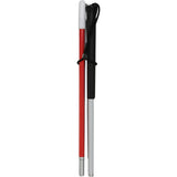 Sight Sensing Blind Stick - 4-Section Folding Reflective Blind Stick Walking Cane - Tophatter Daily Deals