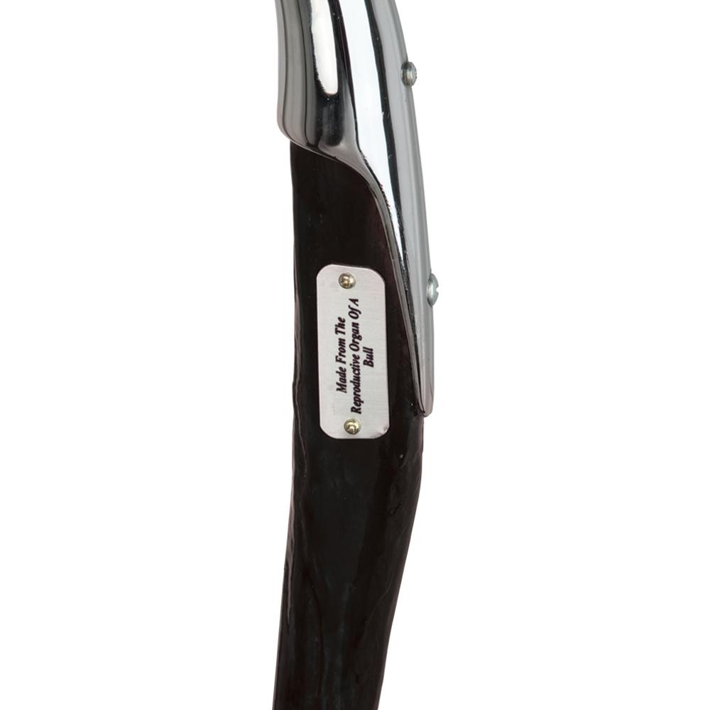 Bull Penis Silver Hame Handle Walking Cane Bull Organ Penis Walking Cane - Tophatter Daily Deals